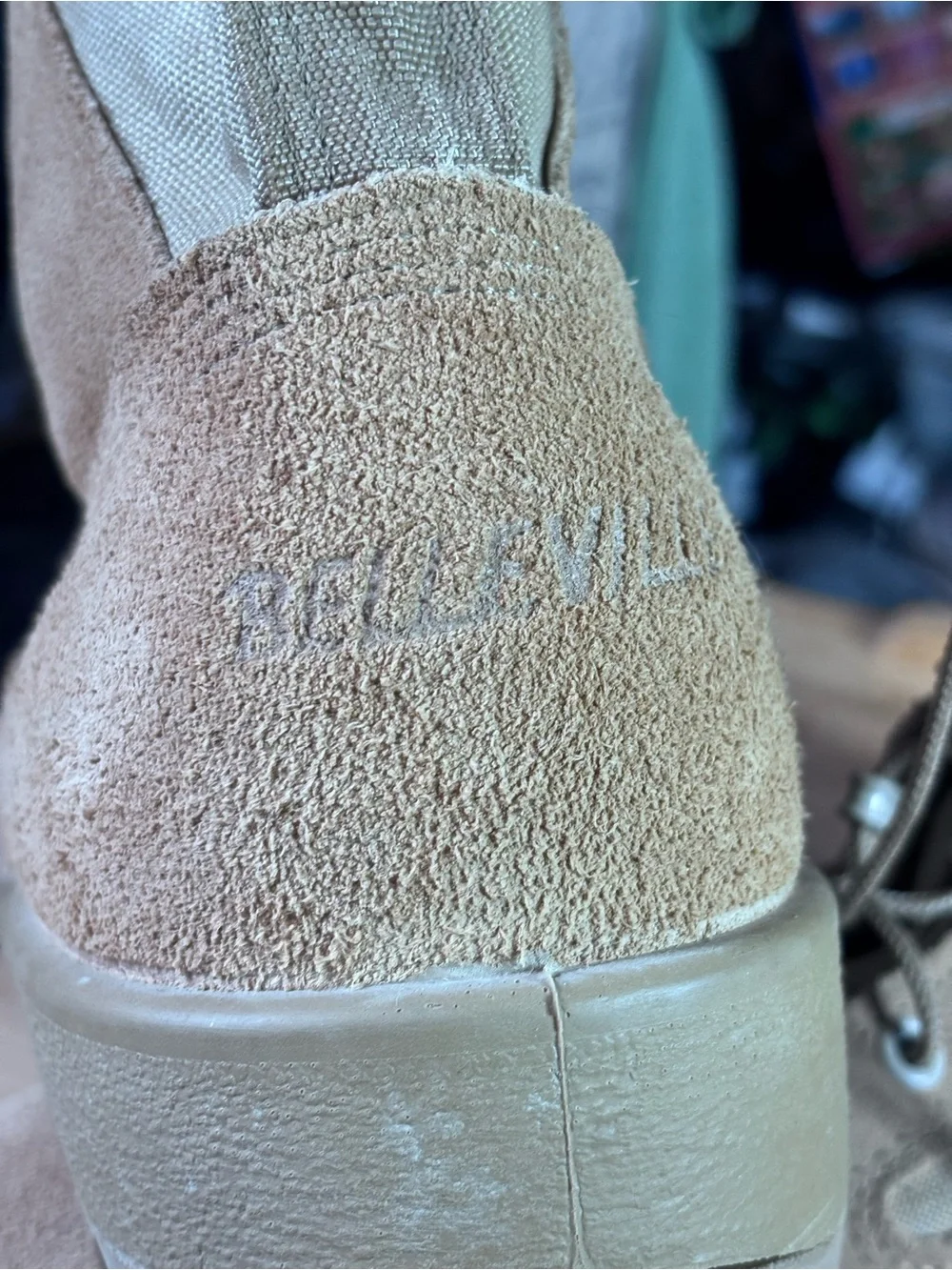 Rugged Belleville 390DES Unisex Desert Tan Military Combat Boots | Size 10